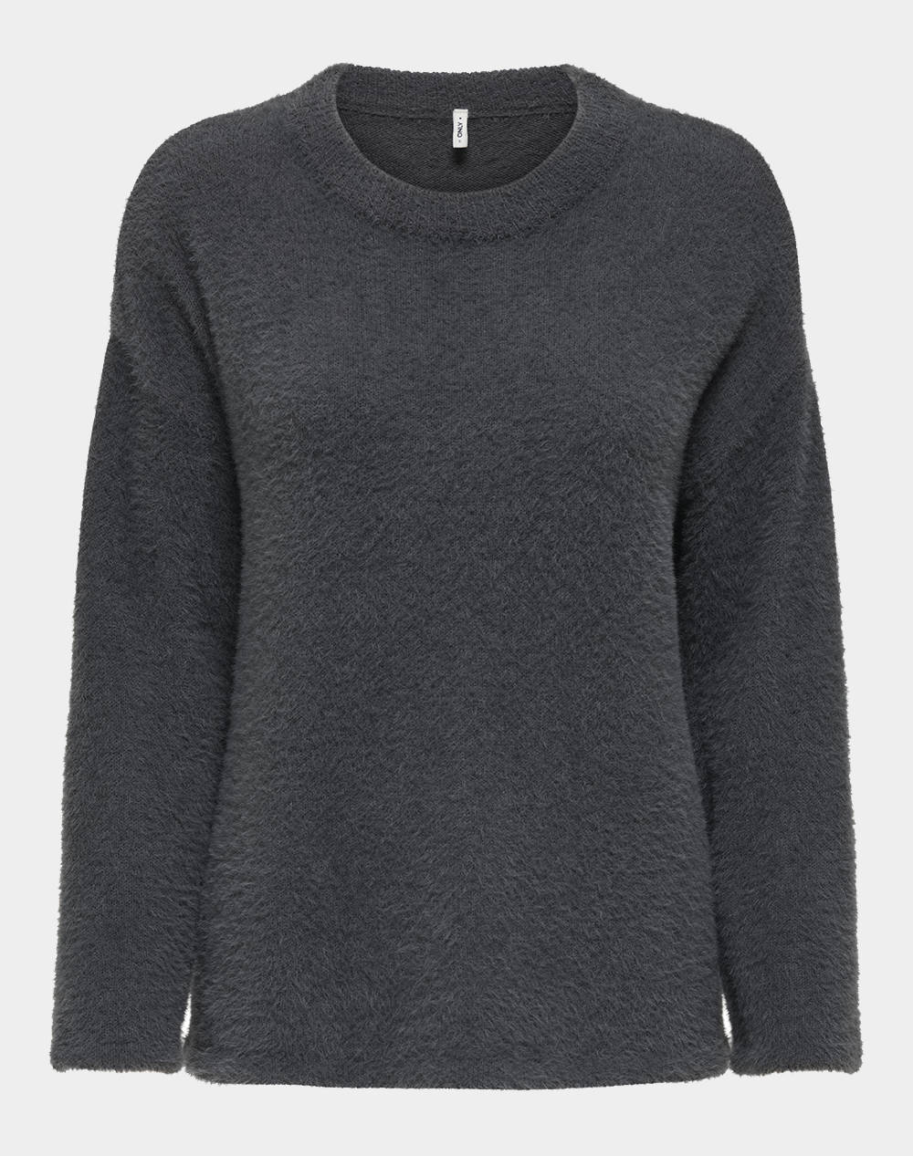 ONLY ONLPETRA LS LOOSE O-NECK CC KNT 15350652-Blackened Pearl DarkSlateGrey