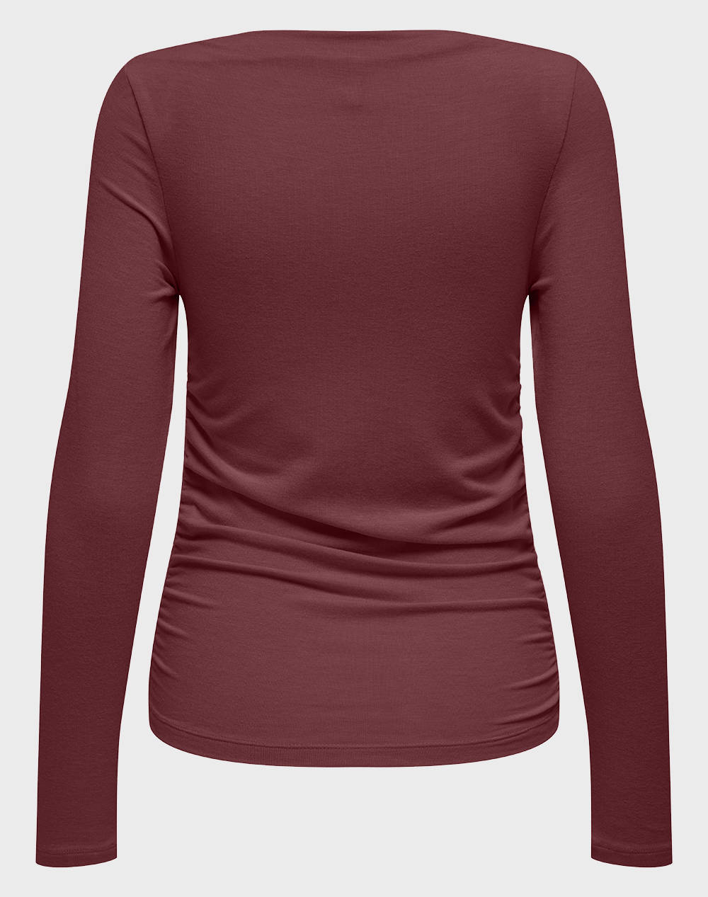 ONLY ONLGLAMOUR L/S WATERFALL TOP BOX CC JRS 15352862-Cabernet Bordeux φωτογραφία