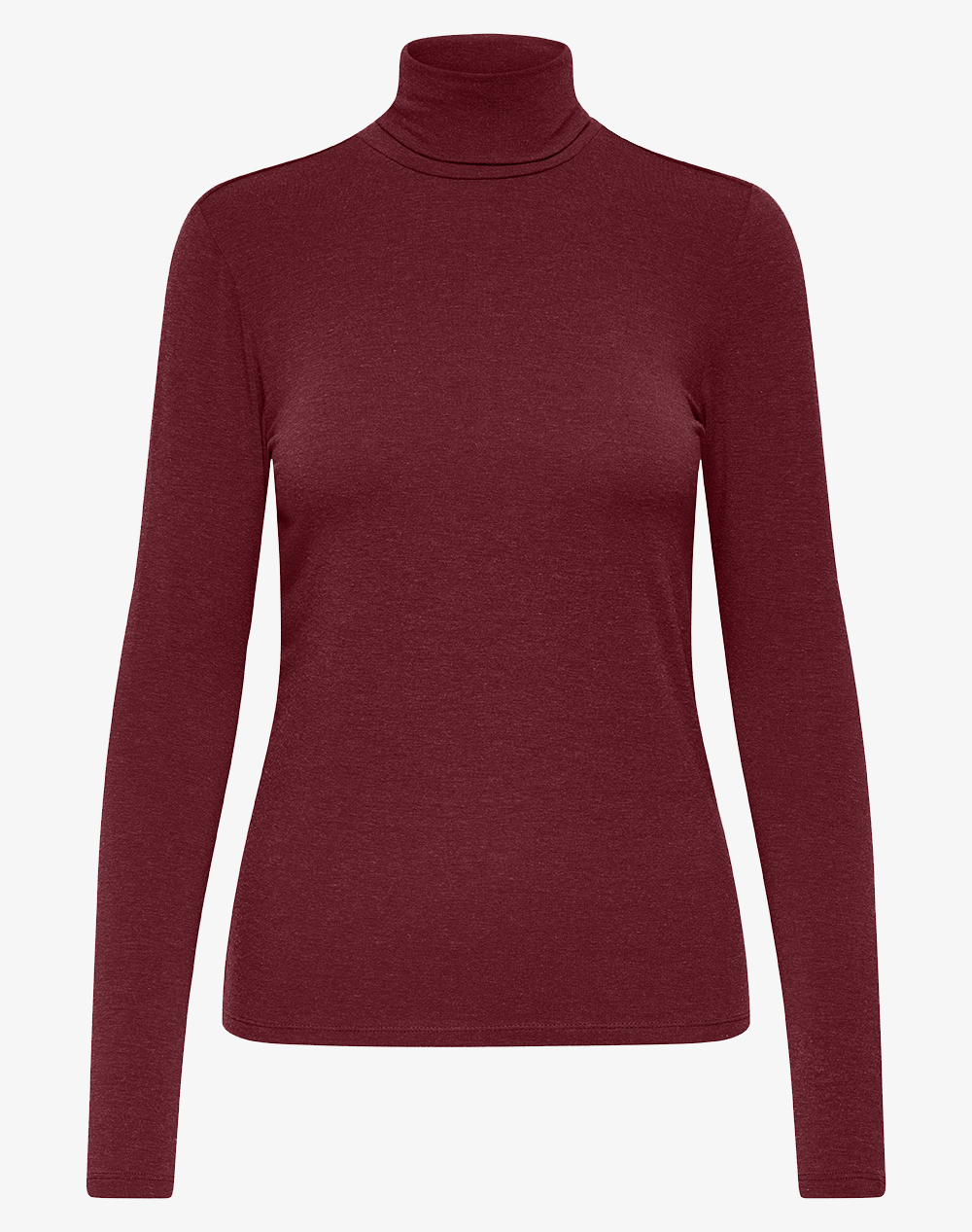 ONLY ONLSIA L/S ROLL NECK TOP BOX JRS 15333333-CabernetMelange Bordeux