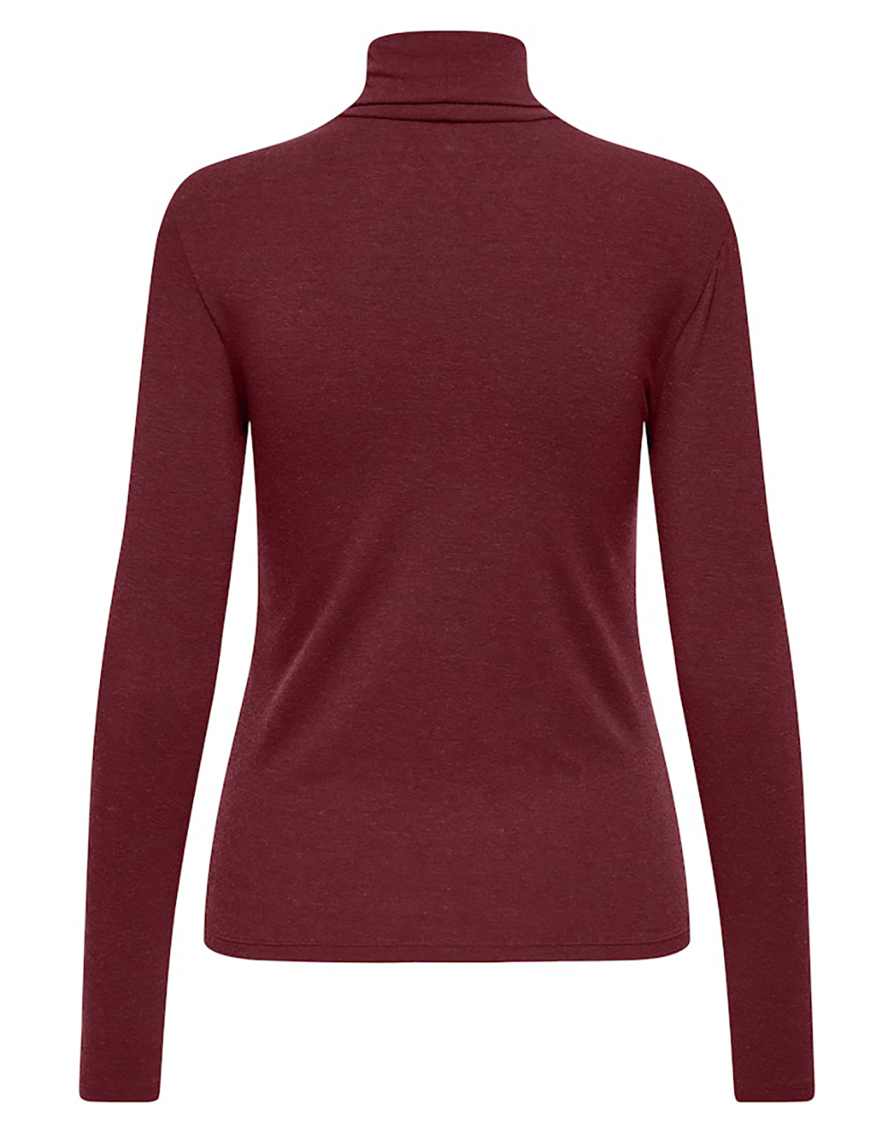 ONLY ONLSIA L/S ROLL NECK TOP BOX JRS 15333333-CabernetMelange Bordeux φωτογραφία
