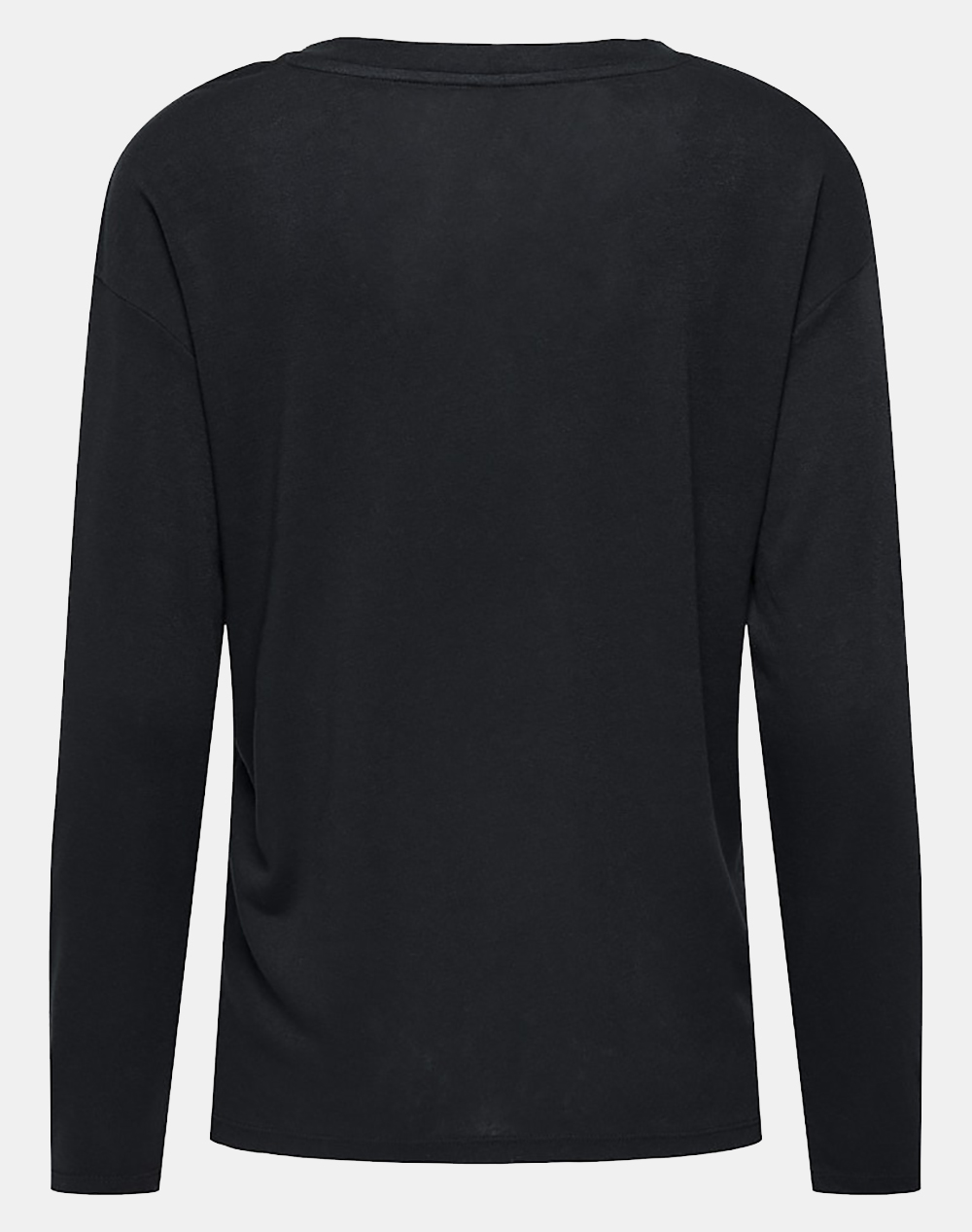 ONLY ONLHENRIETTA L/S V-NECK SHINE TOP JRS 15360156-BlackBlackrhinestones Black φωτογραφία