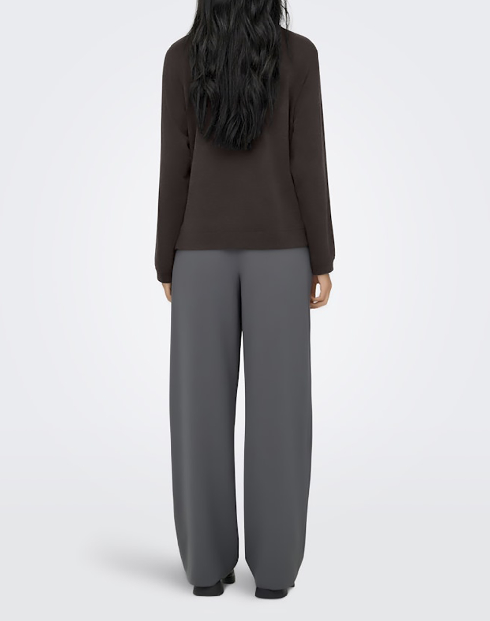 ONLY ONLKAYA LIFE L/S TOP JRS 15364781-Chocolate Torte DarkBrown φωτογραφία