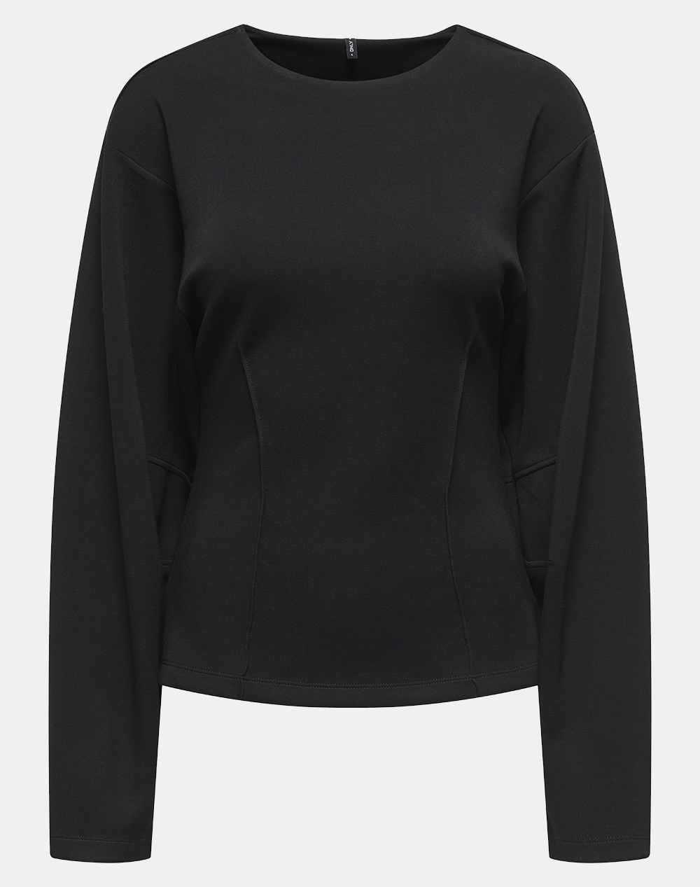 ONLY ONLTOC L/S ROUND NECK SWT 15365035-BLACK Black
