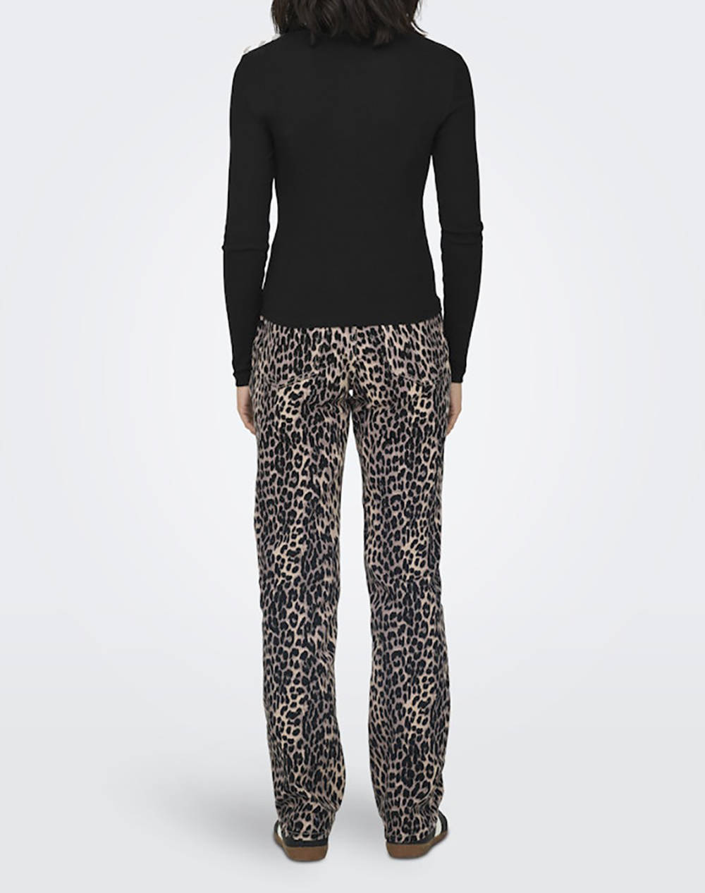 ONLY ONLY ONLCHECKIE LIFE L/S TOP BOX JRS 15330371-BlackRhinestones round Black - 2