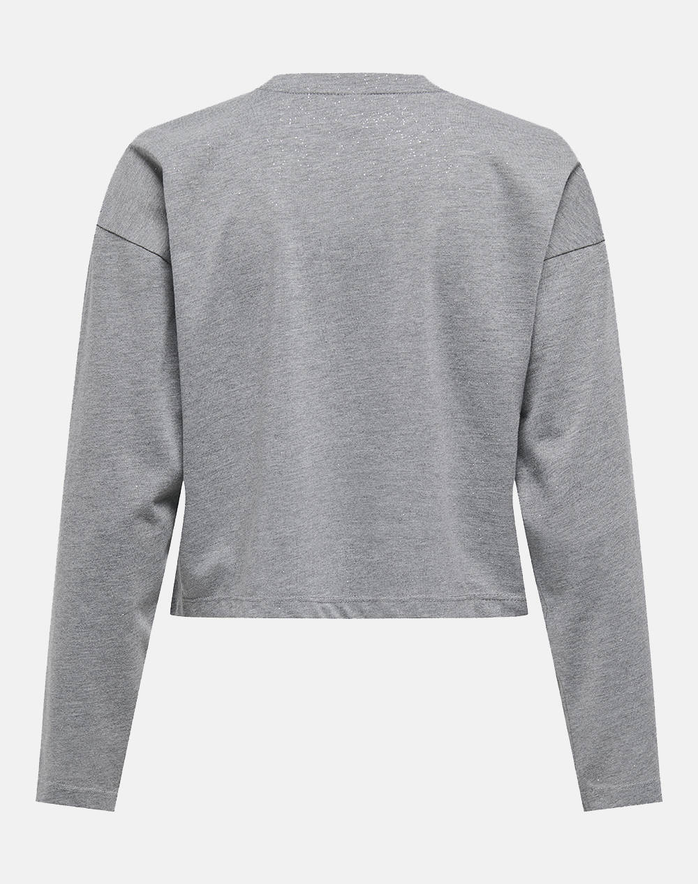 ONLY ONLMELLE L/S GLITTER TOP JRS 15357717-SilverSilver foil Gray φωτογραφία