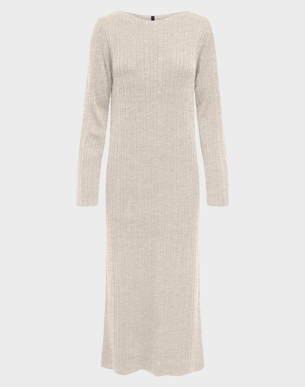 ONLY ONLTHEA LS DRESS KNT 15353028-Pumice StoneMelange Cream