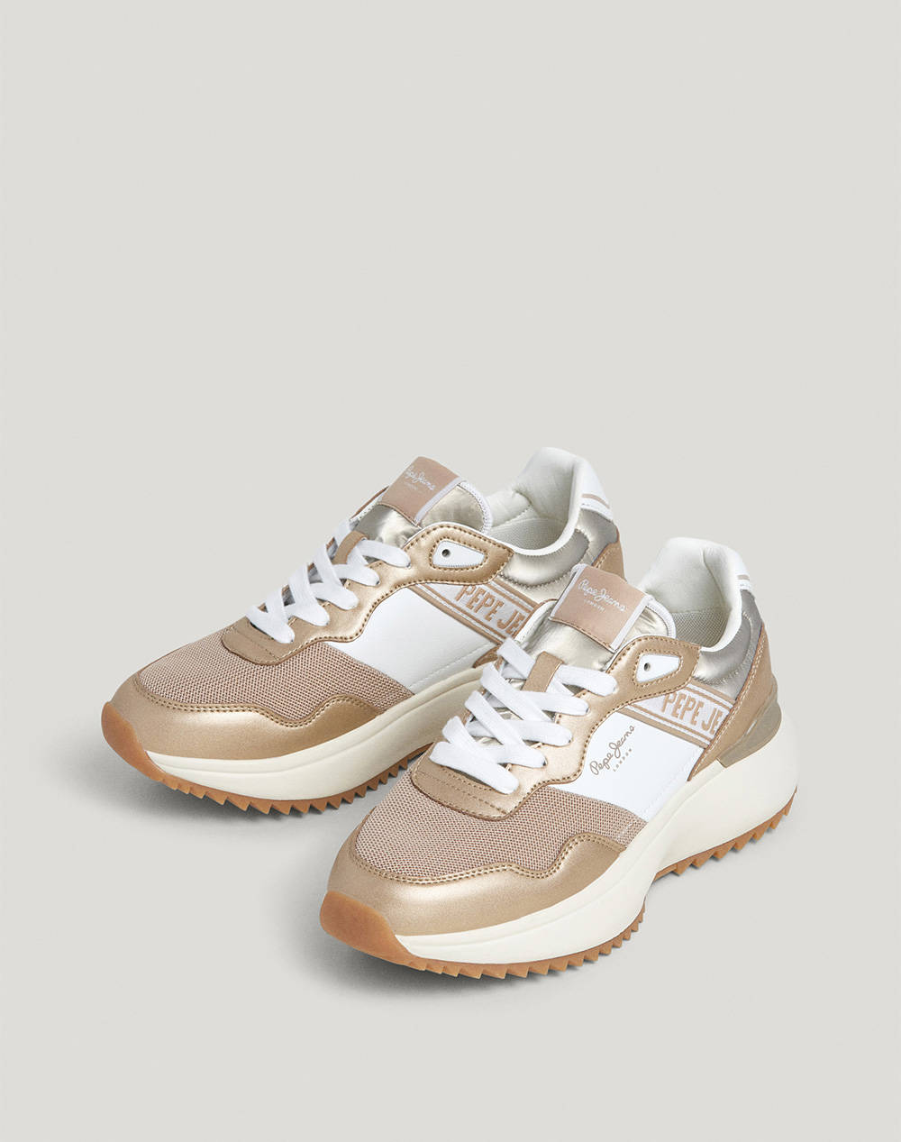 PEPE JEANS DROP 2 KIMI MESH W ΠΑΠΟΥΤΣΙ ΓΥΝΑΙΚΕΙΟ PLS600021-806 OffWhite φωτογραφία