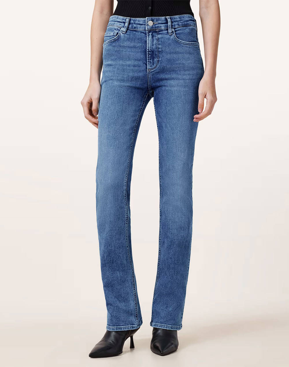ALL SAINTS ALL SAINTS HALDAN SLIM BOOTCUT W010EC-Mid Indigo DenimBlue