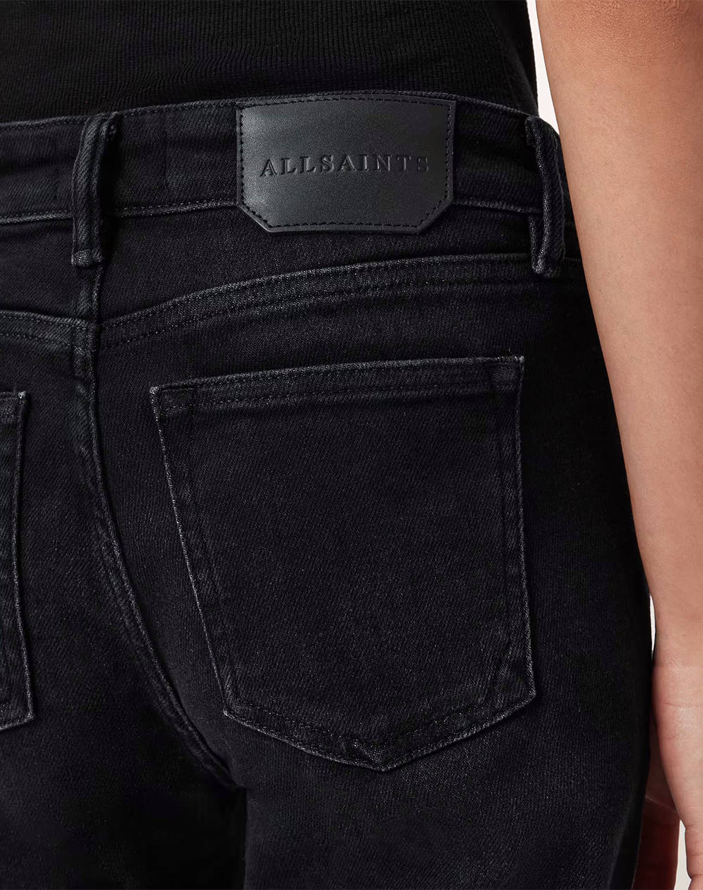 ALL SAINTS HALDAN SLIM BOOTCUT W068EB-WASHED BLACK DenimBlack φωτογραφία