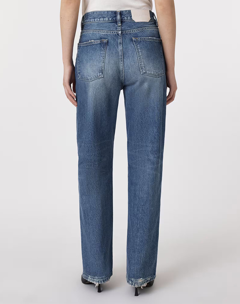 ALL SAINTS BROOKLYN JEAN W027ED-INDIGO BLUE DenimLightBlue φωτογραφία