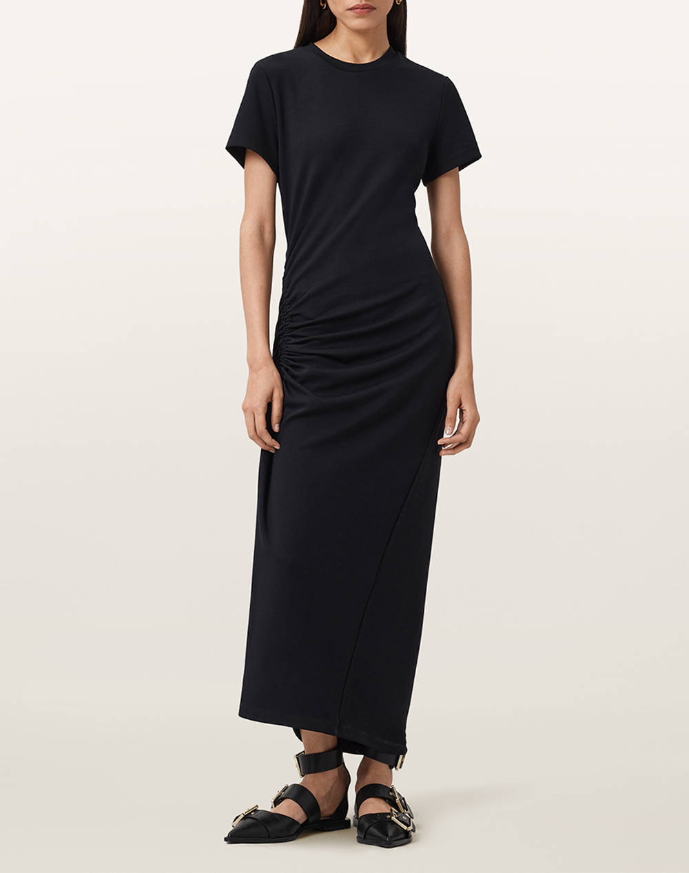 ALL SAINTS ALL SAINTS MILA DRESS W048DD-BLACK Black