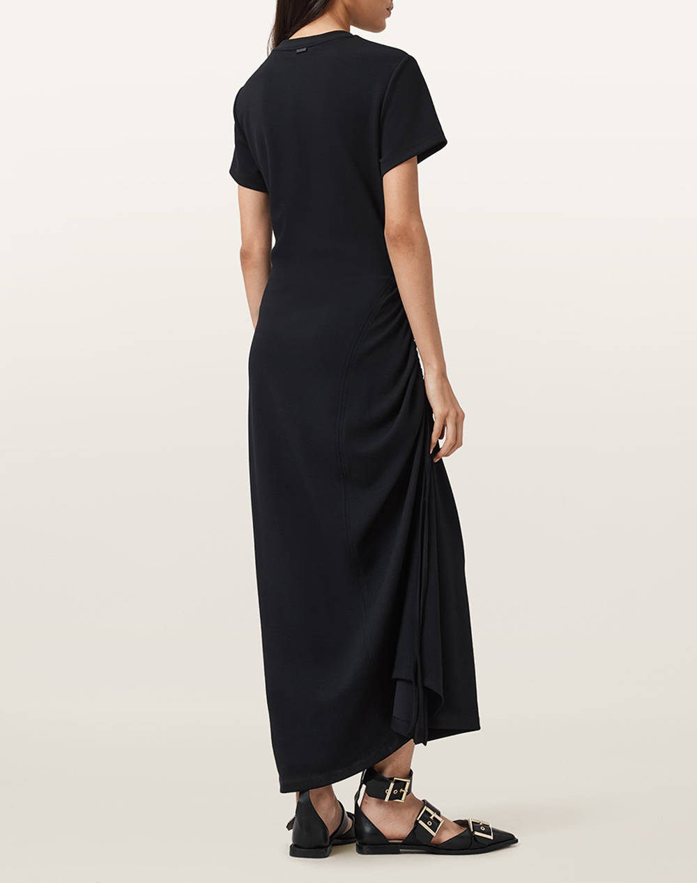ALL SAINTS MILA DRESS W048DD-BLACK Black φωτογραφία