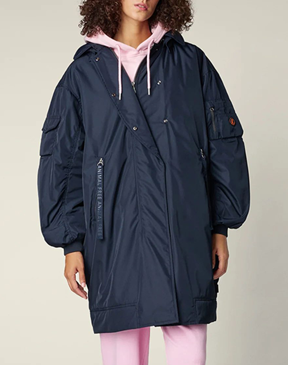 SAVE THE DUCK SAVE THE DUCK ISA HOODED COAT ΠΑΛΤΟ ΓΥΝΑΙΚΕΙΟ D42352WTWIL21-90010 DarkBlue