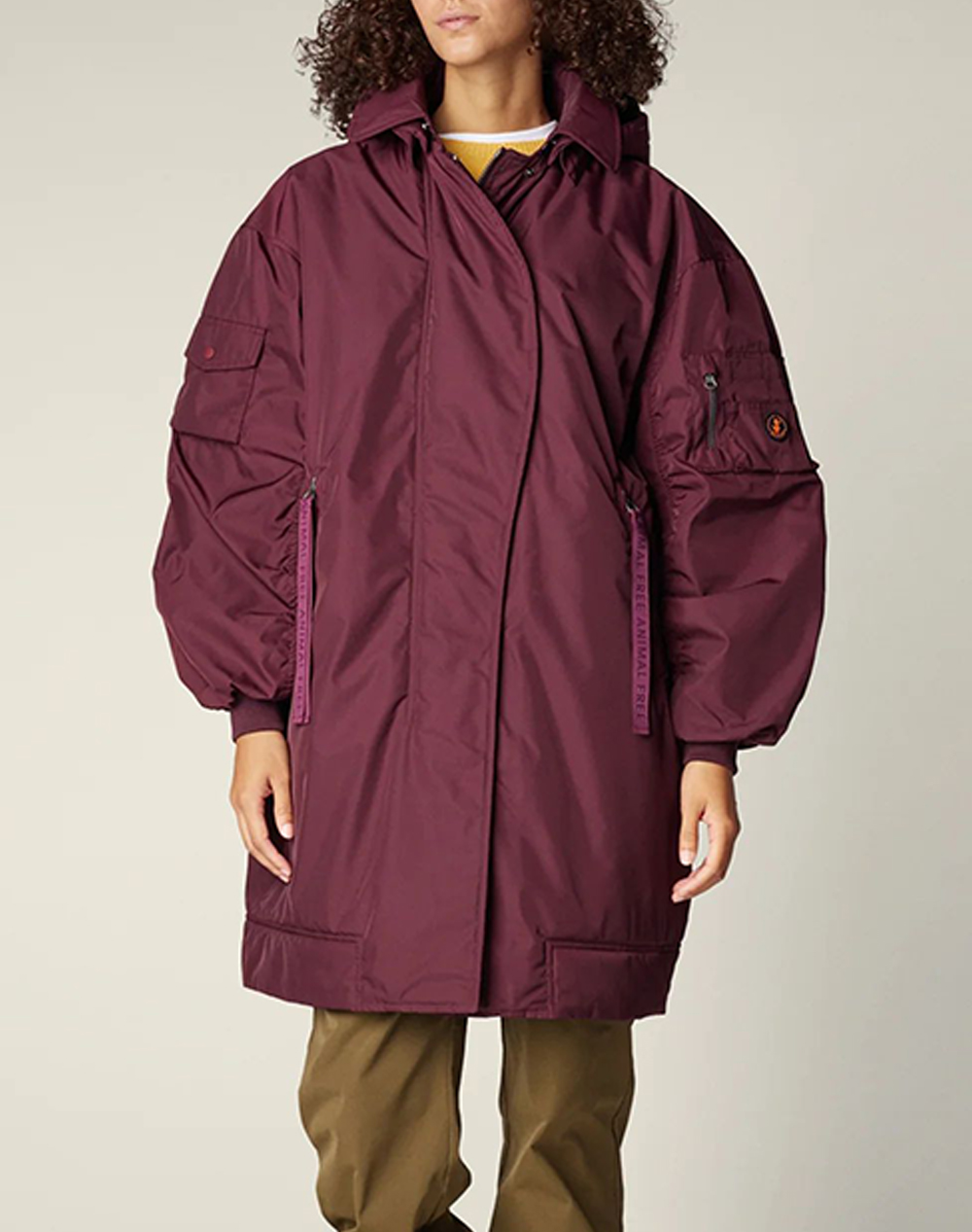 SAVE THE DUCK SAVE THE DUCK ISA HOODED COAT ΠΑΛΤΟ ΓΥΝΑΙΚΕΙΟ D42352WTWIL21-70011 RedWine
