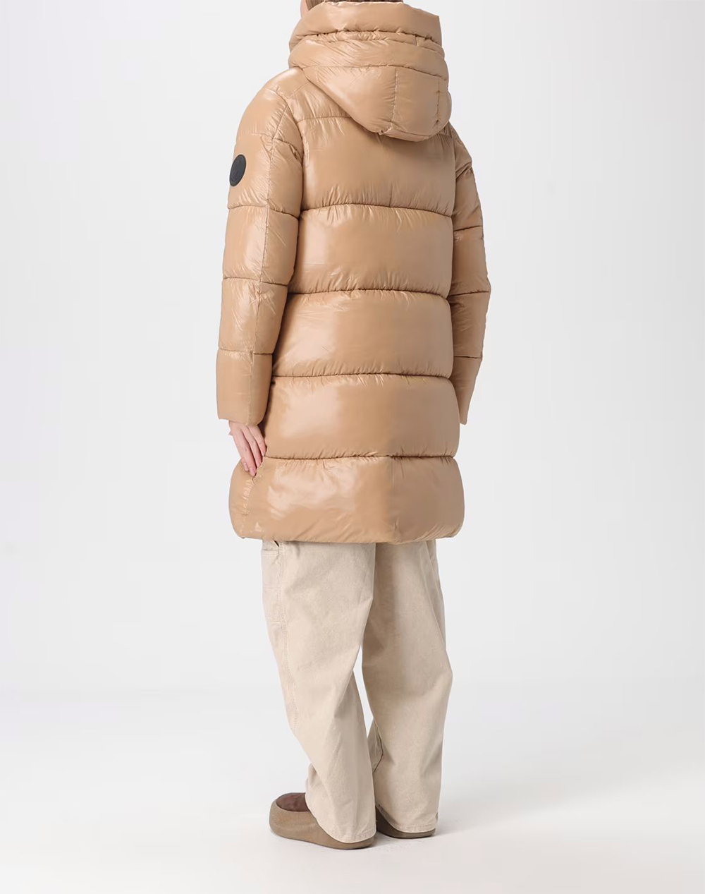 SAVE THE DUCK ISABEL HOODED COAT ΠΑΛΤΟ ΓΥΝΑΙΚΕΙΟ D45510WLOVE21-40001 CookieBrown φωτογραφία