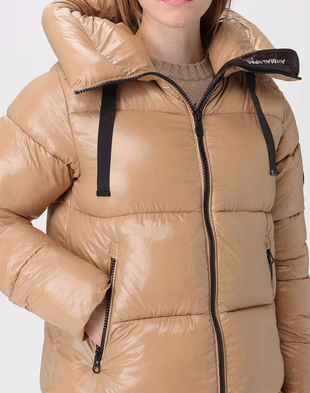 SAVE THE DUCK ISABEL HOODED COAT ΠΑΛΤΟ ΓΥΝΑΙΚΕΙΟ D45510WLOVE21-40001 CookieBrown φωτογραφία