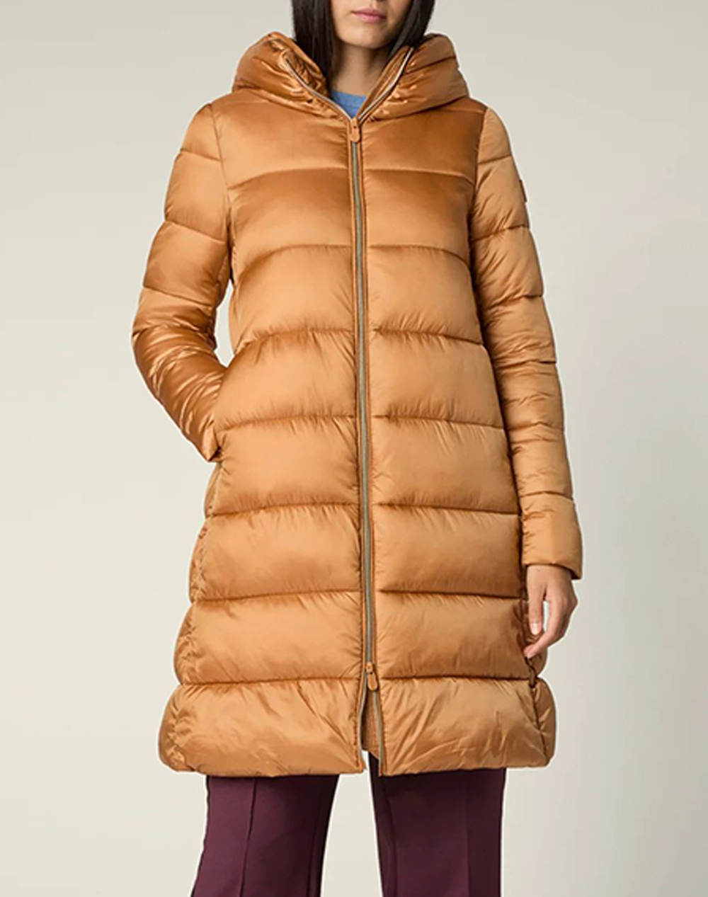 SAVE THE DUCK SAVE THE DUCK LYSA HOODED COAT ΠΑΛΤΟ ΓΥΝΑΙΚΕΙΟ D40279WIRIS21-40043 SandyBrown