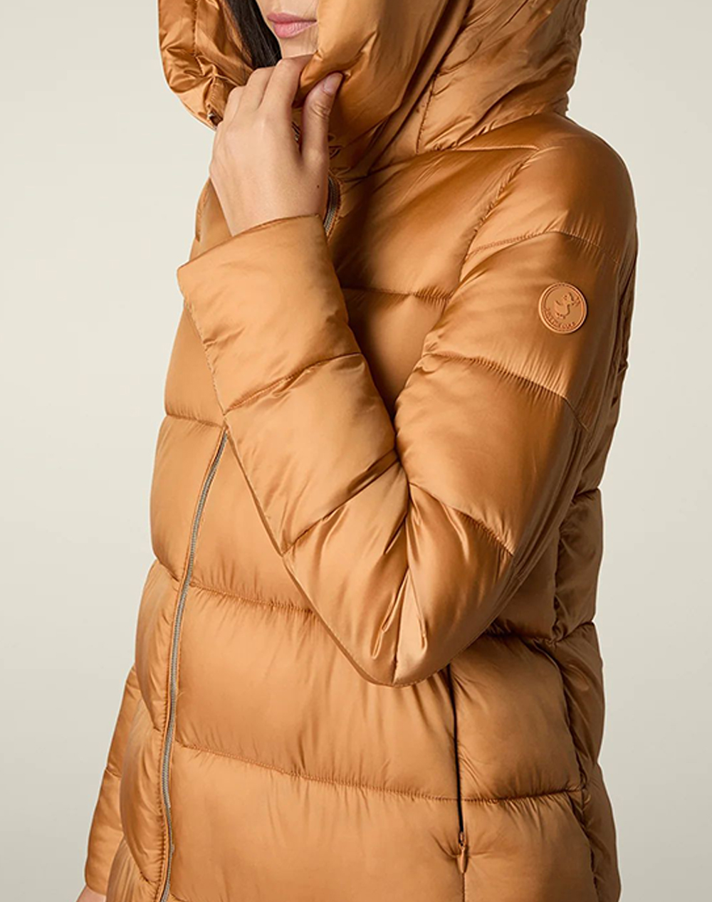 SAVE THE DUCK LYSA HOODED COAT ΠΑΛΤΟ ΓΥΝΑΙΚΕΙΟ D40279WIRIS21-40043 SandyBrown φωτογραφία