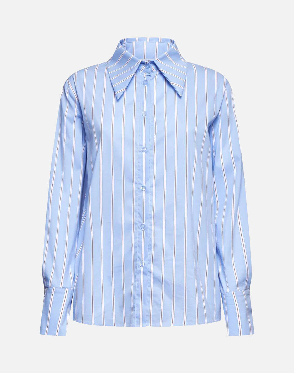 SILVIAN HEACH SILVIAN HEACH SHIRT KOROMA(3) GPA25054CA-SKY/WHT/R. SkyBlue