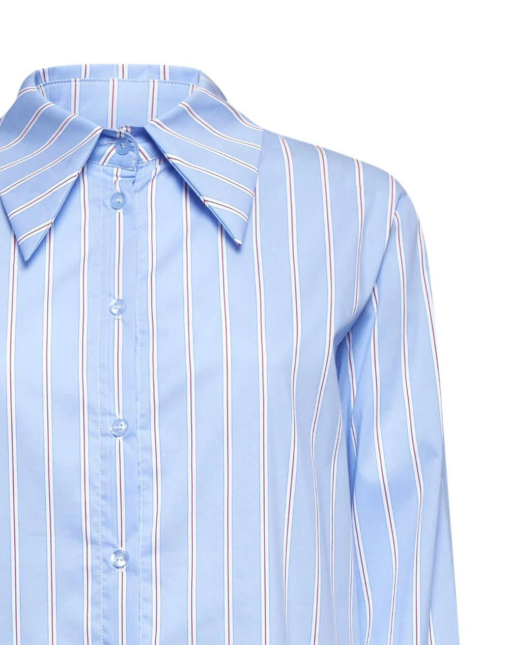 SILVIAN HEACH SHIRT KOROMA(3) GPA25054CA-SKY/WHT/R. SkyBlue φωτογραφία