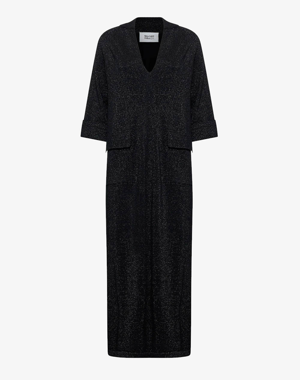 SILVIAN HEACH SILVIAN HEACH MIDI DRESS DESOUSA GPA25248VE-BLACK T.U. Black