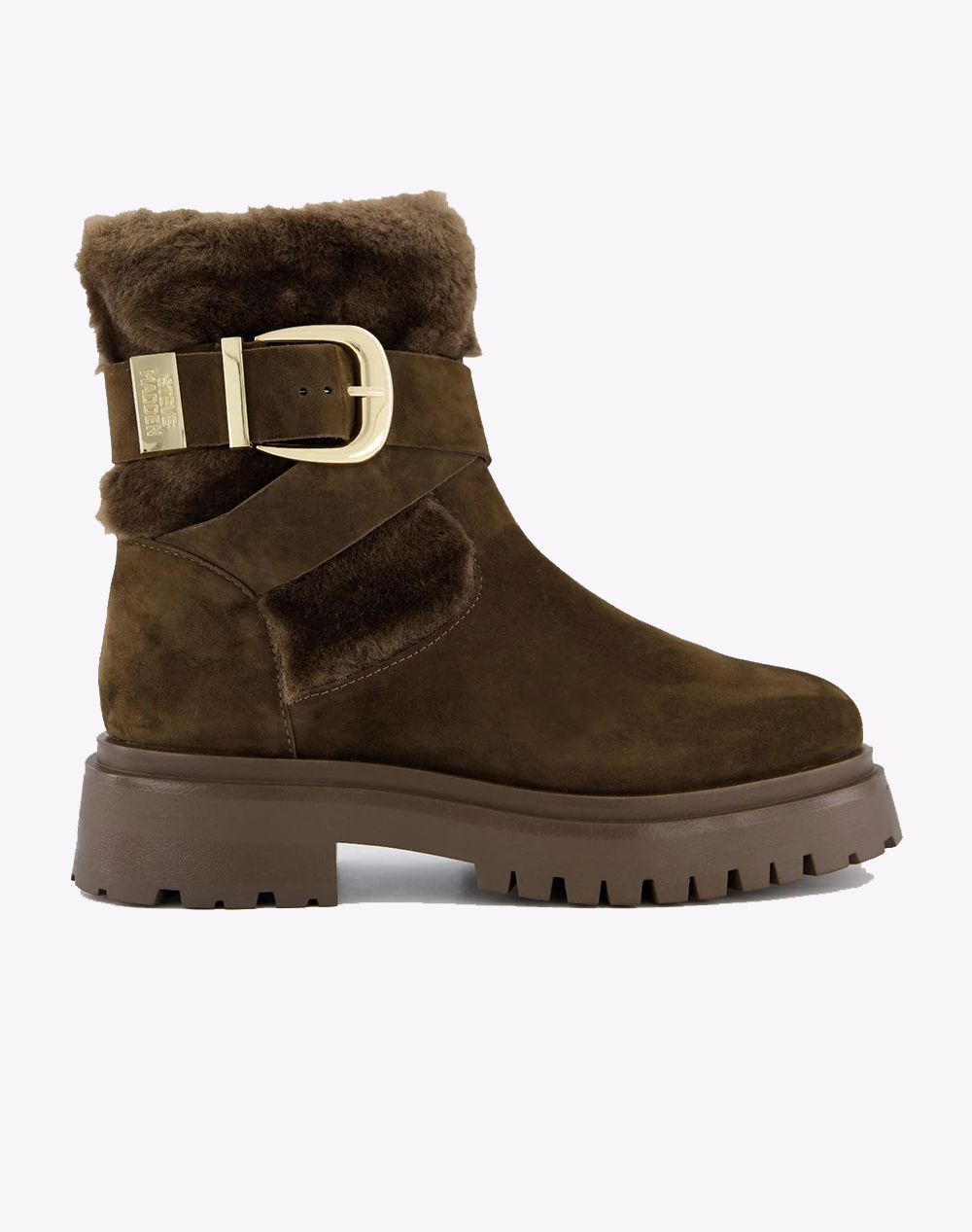 STEVE MADDEN FW25-2 LODGE 03006 ΠΑΠΟΥΤΣΙ ΓΥΝΑΙΚΕΙΟ 11004980-205 DarkBrown