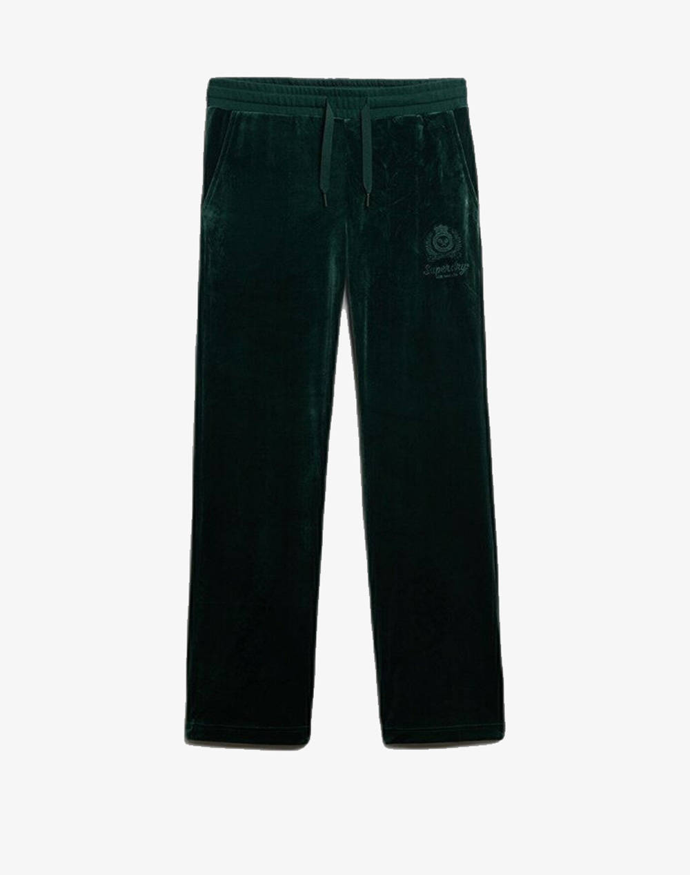 SUPERDRY ΑΚΥΡΟ D2 COUNTRY CLUB VELOUR JOGGER ΦΟΡΜΑ ΓΥΝΑΙΚΕΙΟ W7011223A-27E DarkGreen