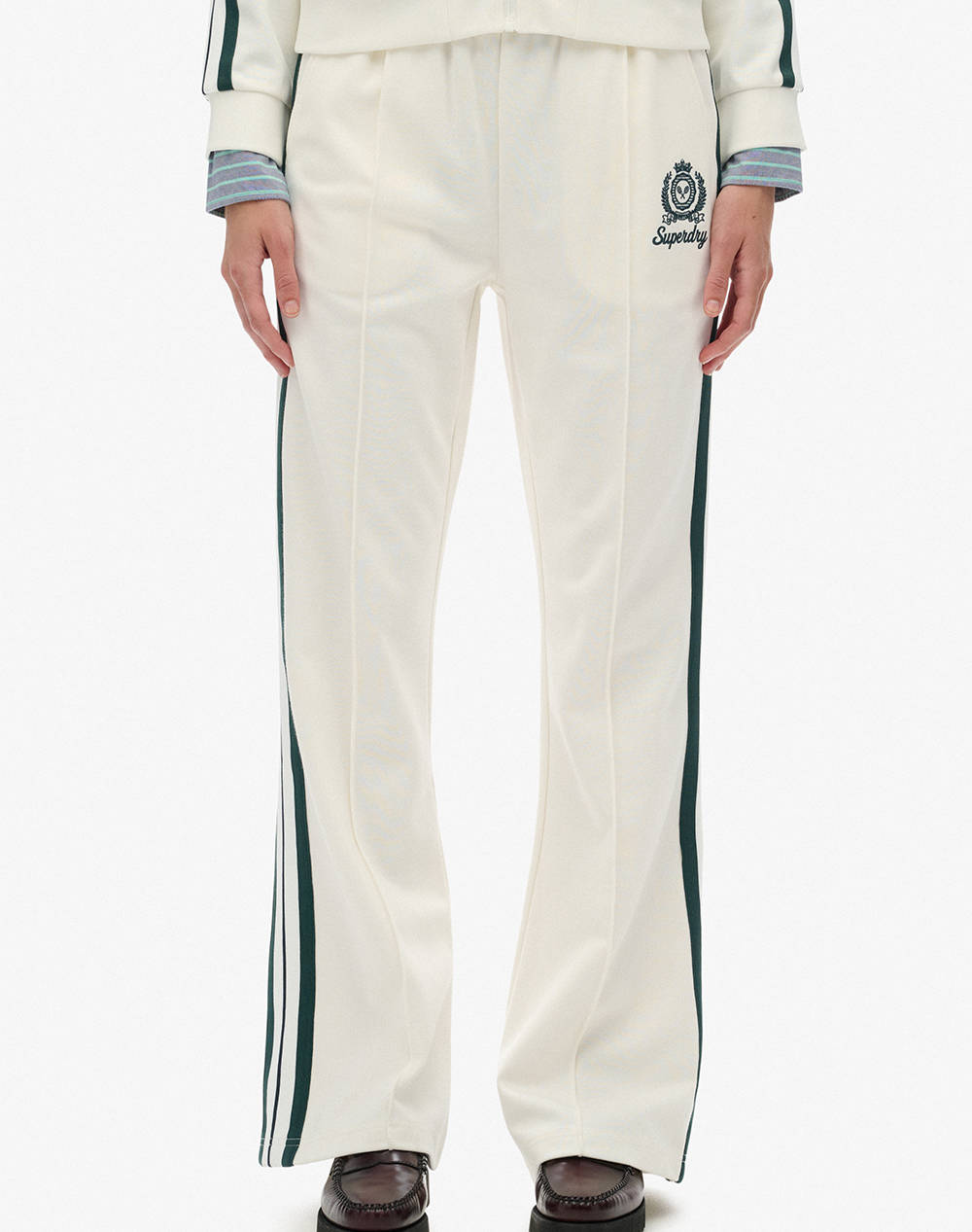SUPERDRY D3 SDSW COUNTRY CLUB TRACK PANT ΦΟΡΜΑ ΓΥΝΑΙΚΕΙΟ W7011220A-71D OffWhite