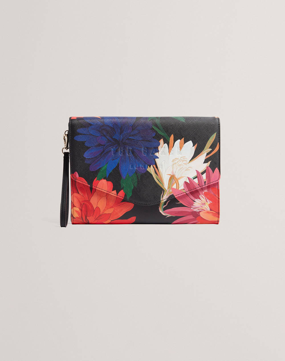 TED BAKER TED BAKER AMARSAY Printed Dahlia Icon Envelope Pouch (Διαστάσεις: 26 x 18.5 x 3εκ.) 281522-BLACK Multi