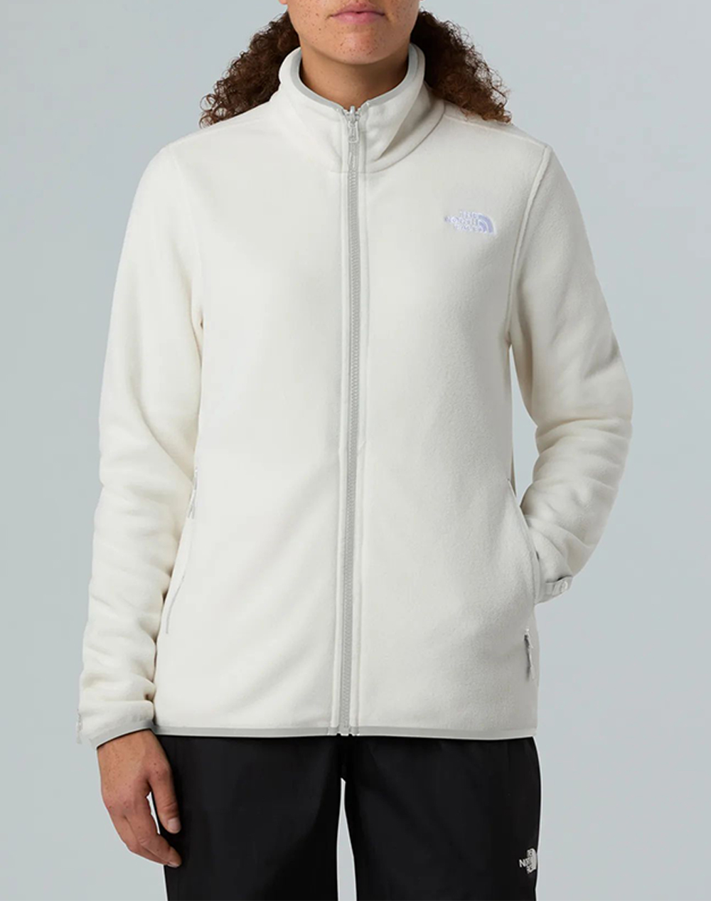 THE NORTH FACE W GLACIER FLEECE JACKET NF0A8D2F-NFQLI OffWhite