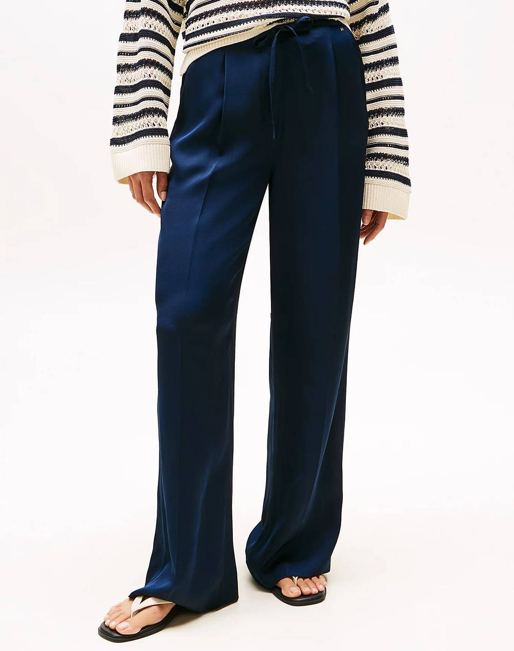 Γυναικεία υφασμάτινα παντελόνια tommy hilfiger σε πολύχρωμο - αλλα χρωματα