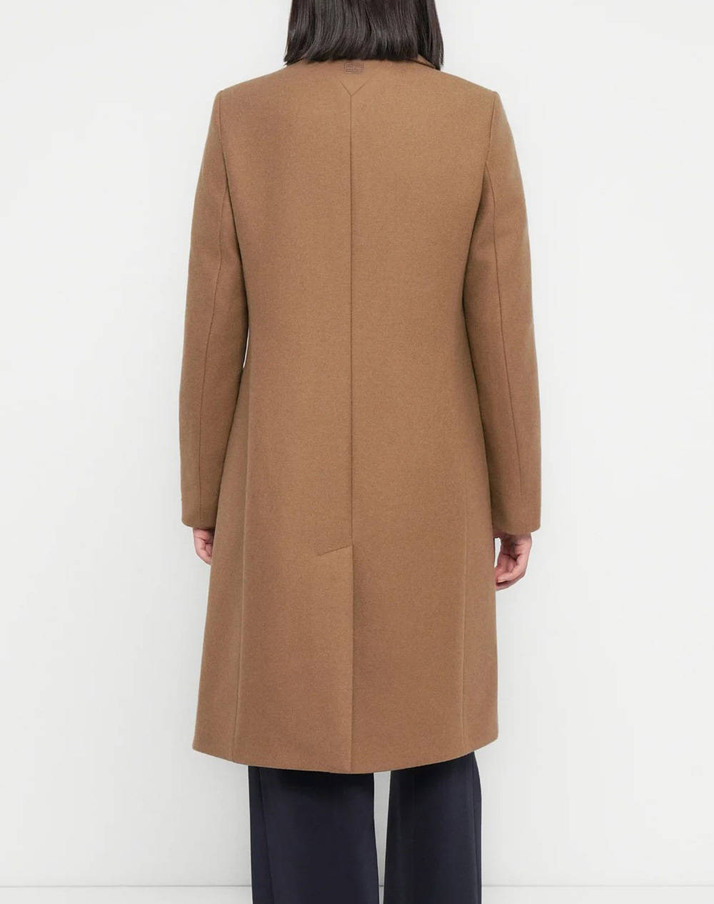 TOMMY HILFIGER CLASSIC SB WOOL REG COAT WW0WW46547-GWE Biege φωτογραφία