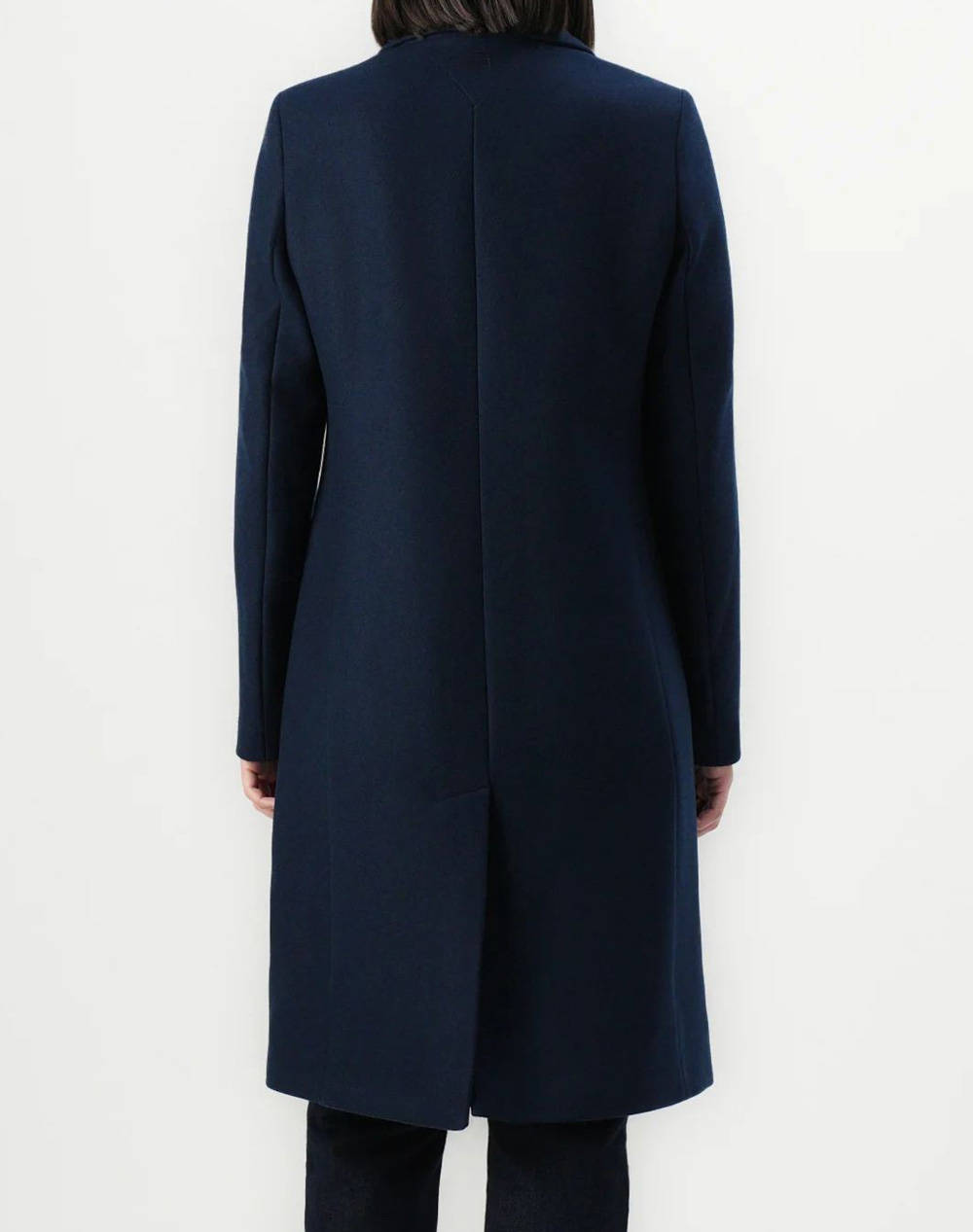 TOMMY HILFIGER CLASSIC SB WOOL REG COAT WW0WW46547-C1G DarkBlue φωτογραφία