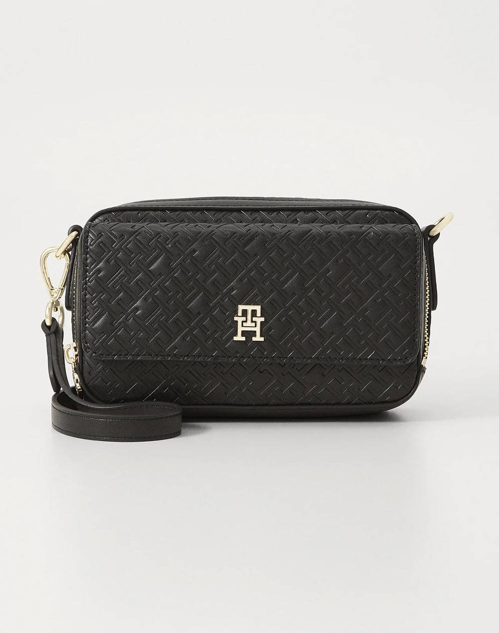 TOMMY HILFIGER TH ICON CAMERA BAG MONO AW0AW17681-BDS Black