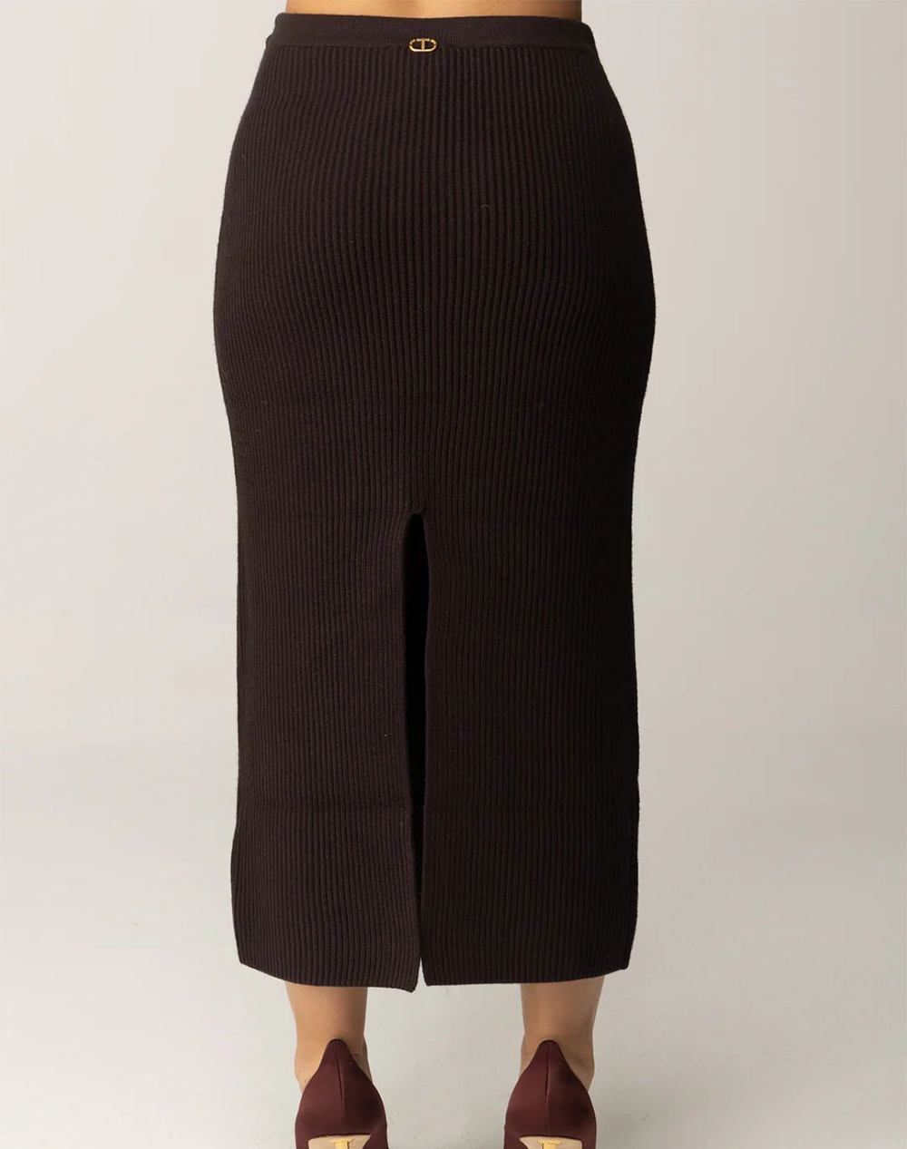 TWINSET ΦΟΥΣΤΑ 252TT3142-11054 DarkBrown