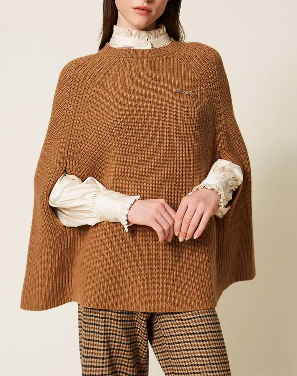 TWINSET ΠΟΝΤΣΟ 252TT3421-12538 Brown