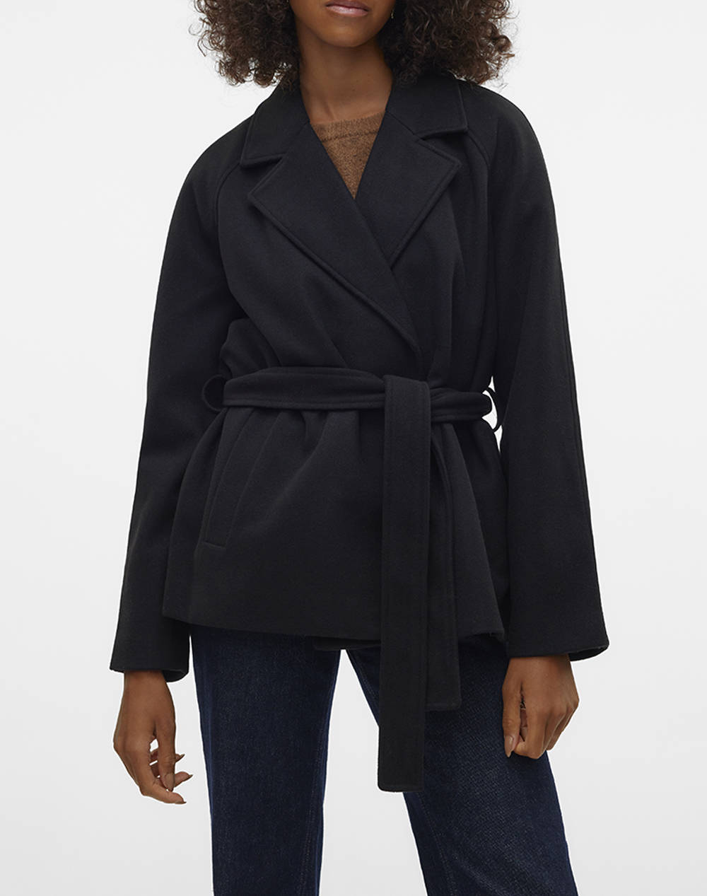 VERO MODA VERO MODA VMFORTUNEAYA RAGLAN SLEEVE JACKET GA NOO 10320441-BLACK Black