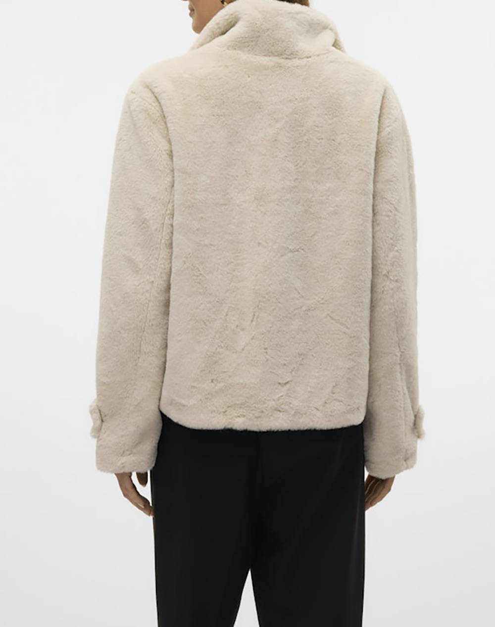 VERO MODA VMSONJAEVA SHORT JACKET GA BOO 10310303-Oatmeal Ecru φωτογραφία