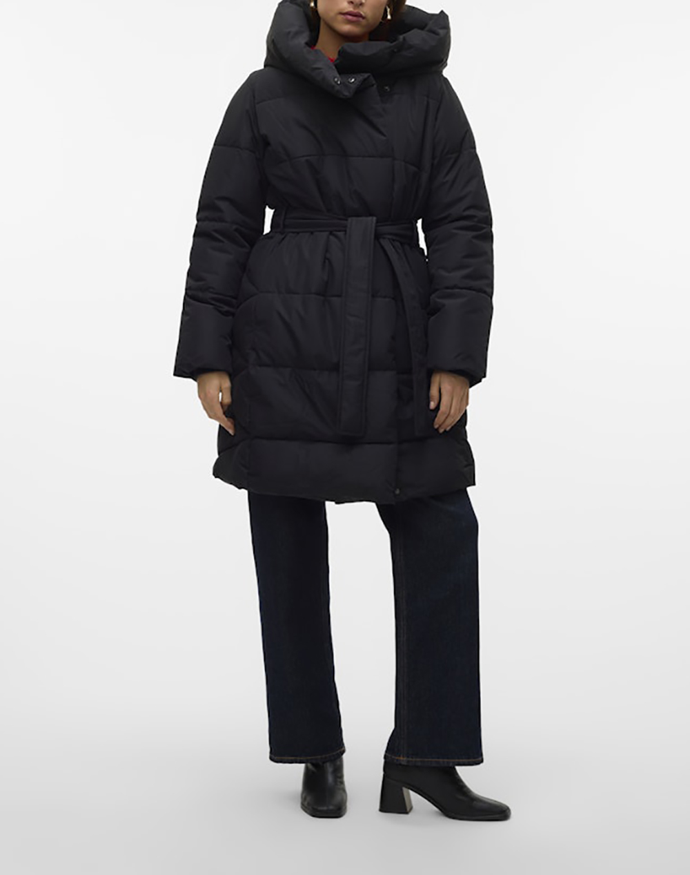 Vero Moda Vmleoniekate Coat Ga Noos 10320520-Black Black Γυναικεία ρούχα Πανωφορια μπουφάν Politikos Shop Πολιτικός