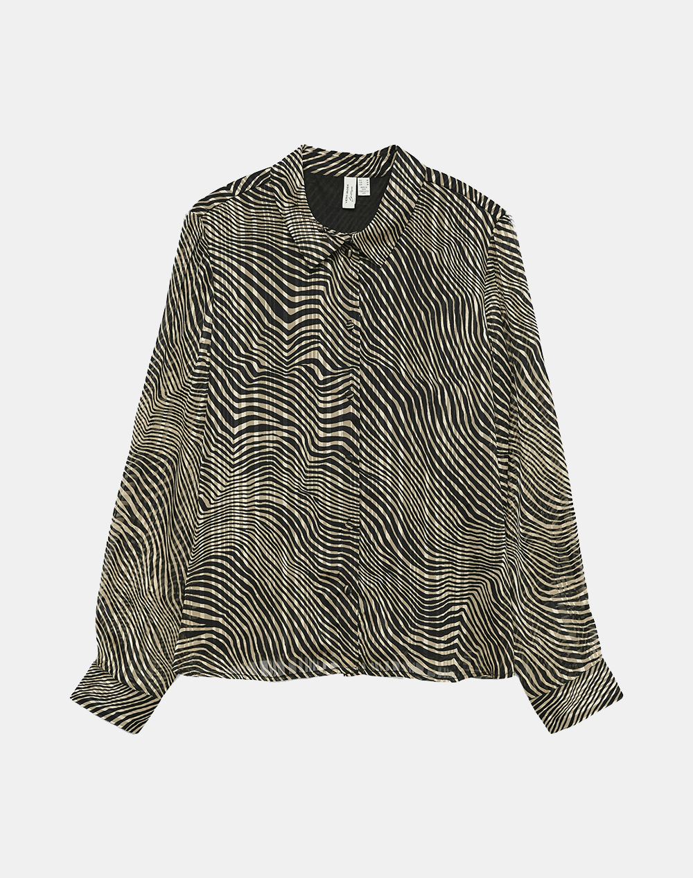 VERO MODA VMGEBRA GEDNA LS SHIRT WVN BTQ GA 10335833-BlackGebra Multi