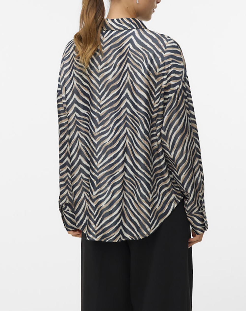 VERO MODA VMVINA SONYA LS SHIRT WVN GA 10337393-BlackSonya Mixed φωτογραφία