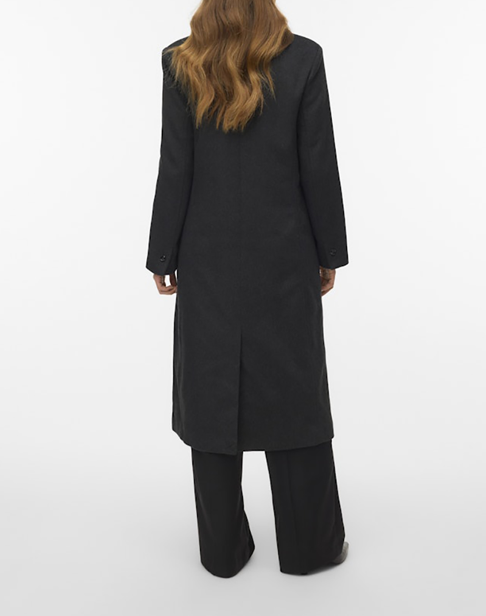 VERO MODA VMGARNER LONG COAT GA PRM 10333998-BLACK Black φωτογραφία