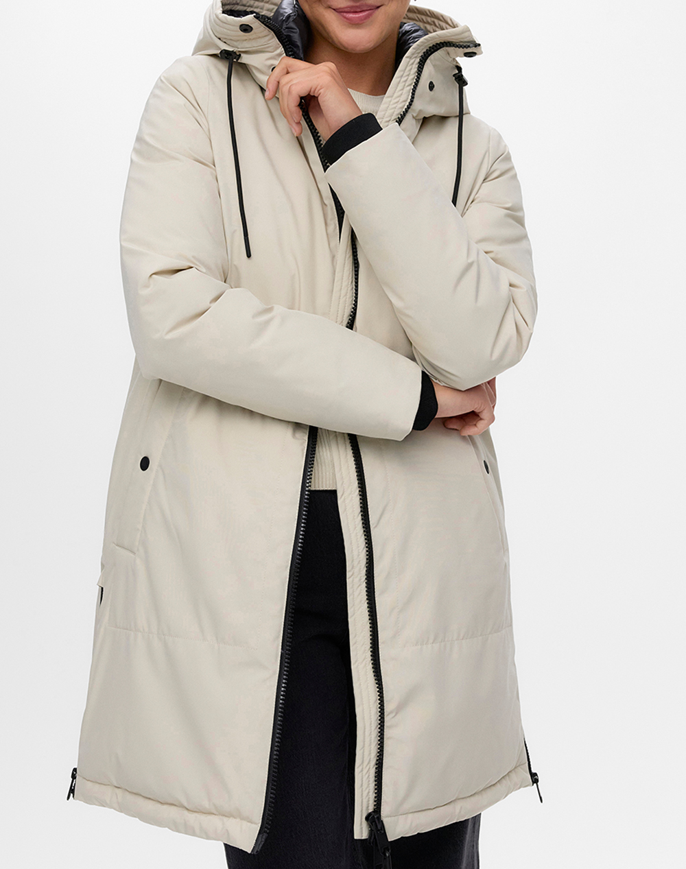 VERO MODA VMMONTREAL DOWN COAT PRM 10331721-Oatmeal Cream