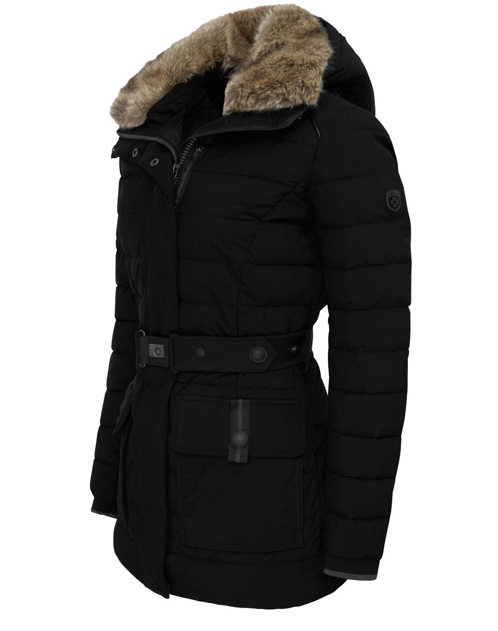 Wellensteyn Jacket Abes-719-Schwarz Black Γυναικεία ρούχα Πανωφορια μπουφάν Politikos Shop Πολιτικός