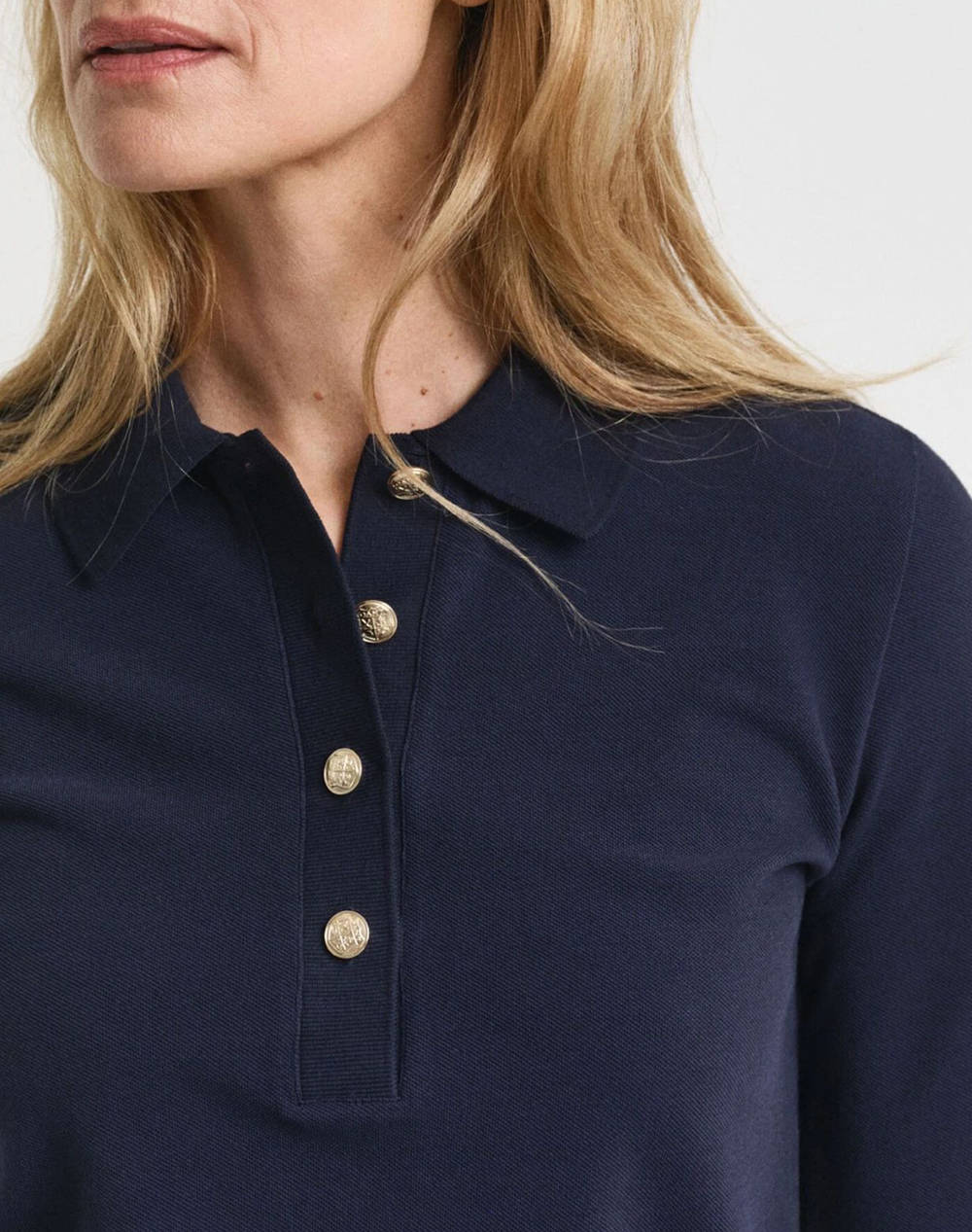 GANT ΜΠΛΟΥΖΑ ΜΜ REG LS PIQUE POLO 3GW4202626-433 DarkBlue φωτογραφία