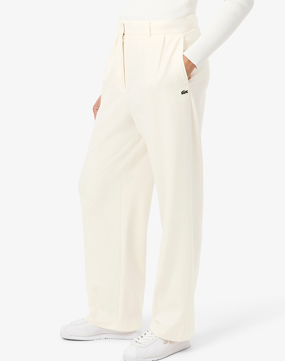 Γυναικεία παντελόνια lacoste σε εκρου