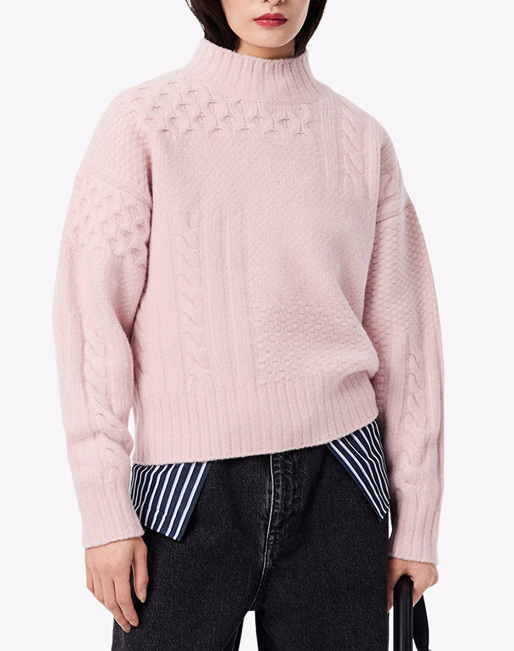 LACOSTE ΠΟΥΛΟΒΕΡ ΜΜ SWEATERS 3AF3974-ADY LightPink