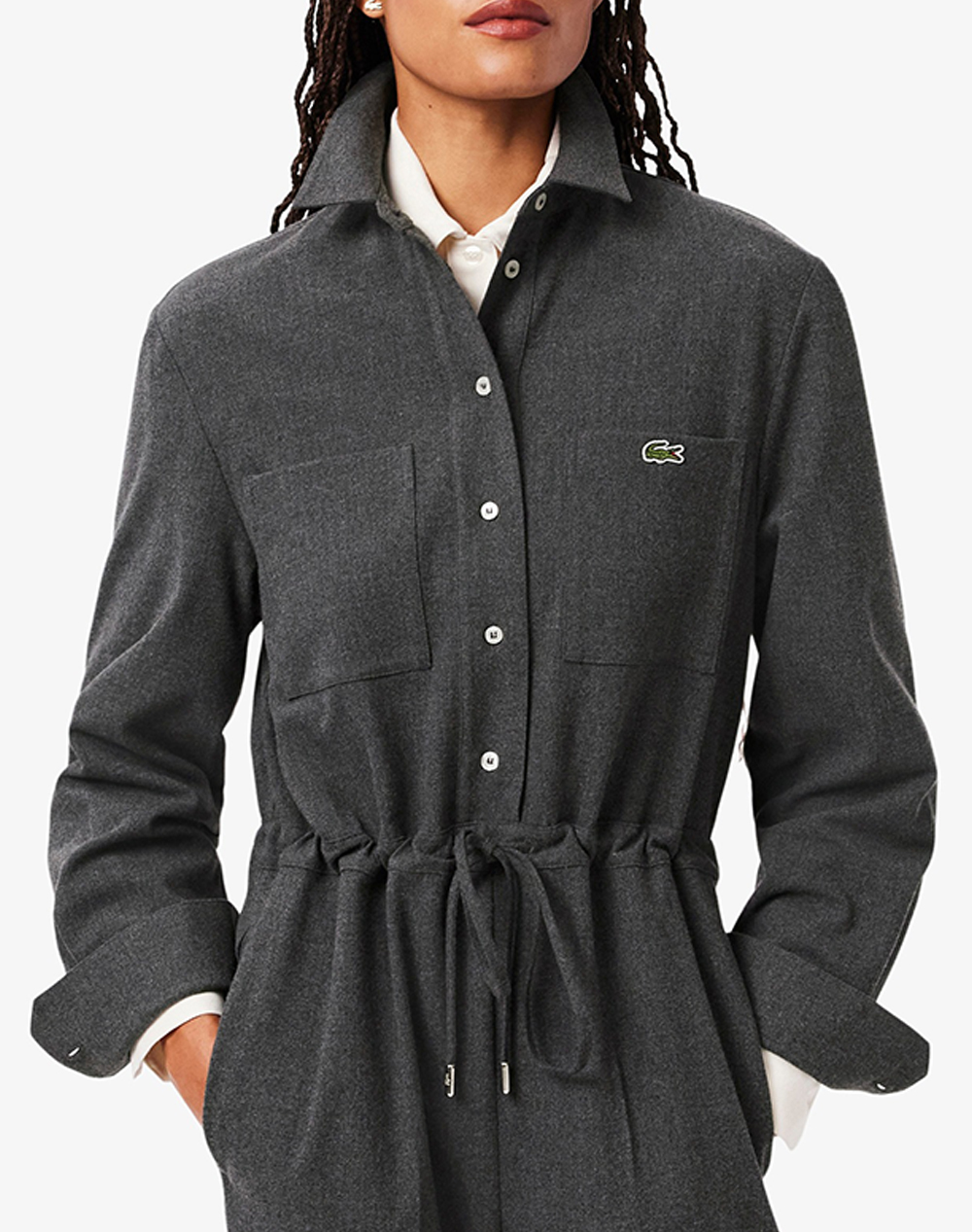 LACOSTE ΦΟΡΕΜΑ ΜΜ DRESSES LS 3EF5402-050 Gray φωτογραφία