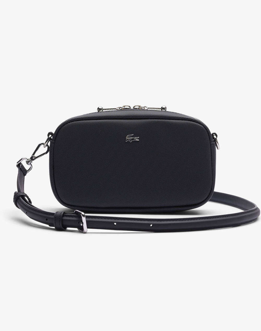 LACOSTE LACOSTE ΤΣΑΝΤΑ CROSSOVER BAG (Διαστάσεις: 20 x 11 x 7εκ.) 3NF4755DZ-000 Black