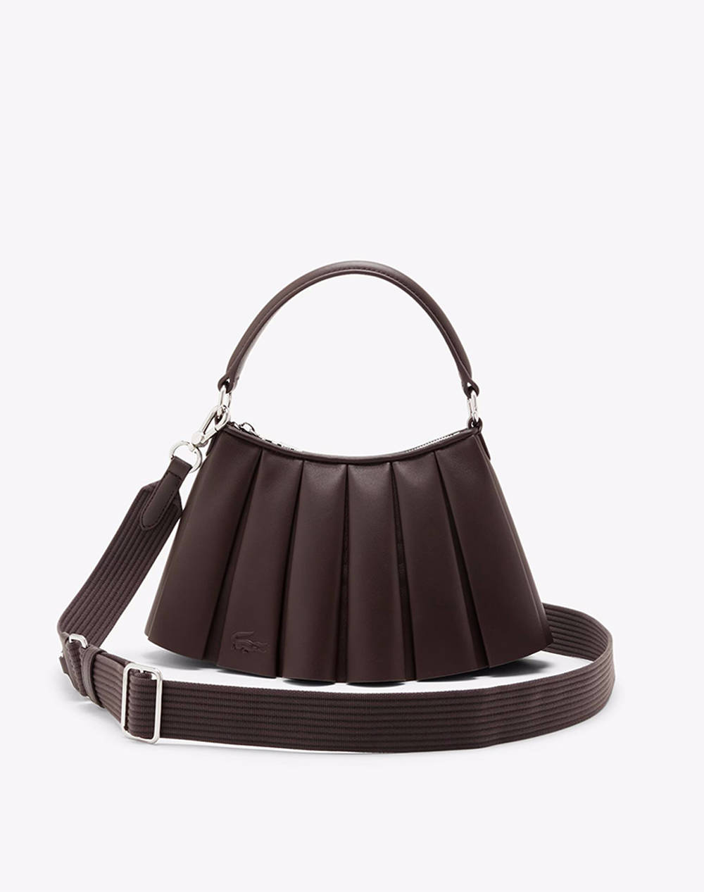LACOSTE LACOSTE ΤΣΑΝΤΑ SHOULDER BAG (Διαστάσεις: 33.5 x 16.5 x 2.5εκ.) 3NU5011DP-R29 DarkBrown